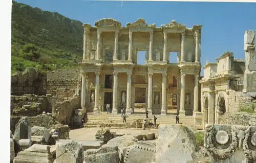 BF14824 Die Bibliothek von Celcus EFES IZMIR TÜRKEI Vorder-/Rückbild