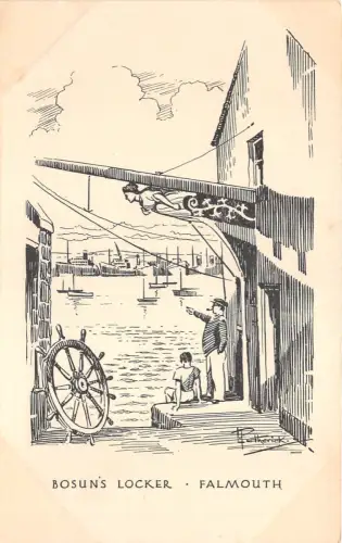 Lot399 Bosun Spind Falmouth Künstler signiert Petherick UK