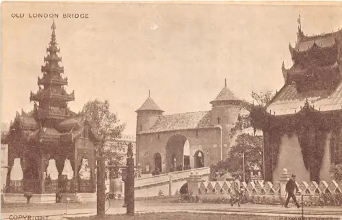 Lot399 Malaya Ausstellung vom See Old London Bridge London Campbell grau UK