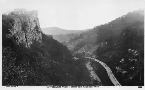lot400 switzerland view matlock bath Derbyshire real photo uk