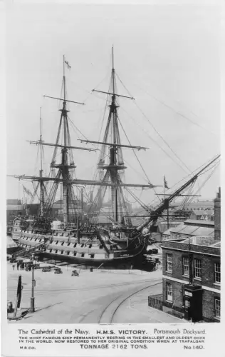 Lot400 Kathedrale der Marine HMS Sieg Portsmouth Werft Echtfoto UK