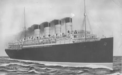 Lot402 Schiff Bateau RMS Mauretanien Paquebot Liner UK