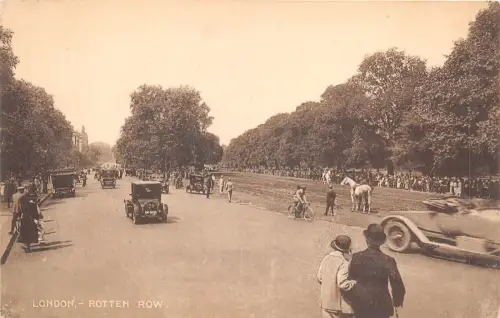 lot406 london rotten row car oldtimer horse bike
