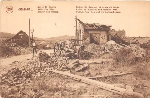 lot406 ww1 war belgium ruines de kemmel