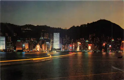 lot409 Hongkong Porzellan Nachtszene