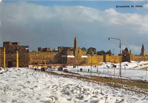 lot409 Israel im Winter Schnee RAR Jerusalem 