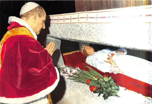 lot410 berühmte Personen nettuno roma santuario s maria goretti Popa Paulus Vi relig