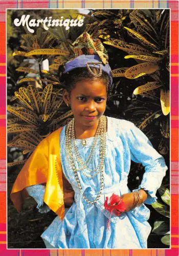 Lot412 Karibik Französische Antillen Martinique Folklore Typen Kostüm Kreolisch 