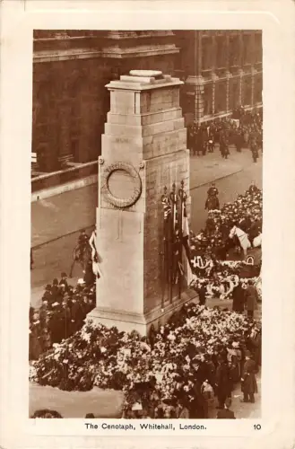 BR80538 The Cenotaph Whitehall London Echtfoto UK