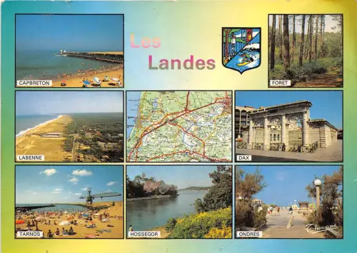 B31533 Les Landes Multi Vues Frankreich
