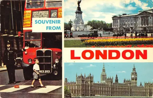 B48092 London Autobus Policeman Multives UK