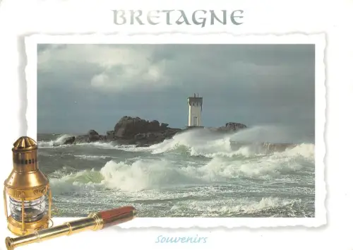 B51702 Bretagne Wo immer das Meer droht hält ein Turm Wacht Phares Frankreich