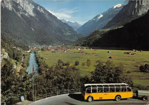 B75555 Innertkirchen postkurs meiringen aareschlucht schweiz