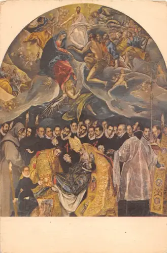 BF39098 Santo Tome Toledo Spanien Gemälde Kunst Postkarte