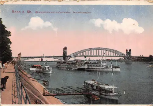Br35585 Bonn Rheinbrücke Germany