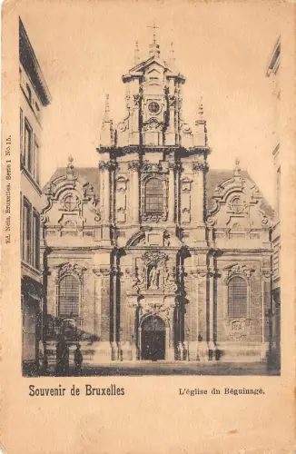 BR32141 Bruxelles L Eglise dn Beginenhof Belgien