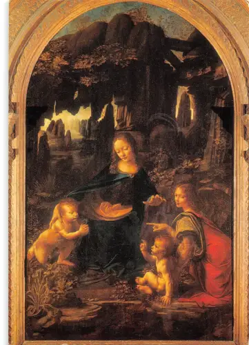 BR85931 Paris Musee du Louvre Leonard Vinci La Vierge Gemälde Postkarte Frankreich