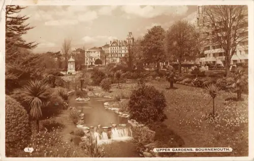uk12299 Upper Gardens Bournemouth Echtfoto UK