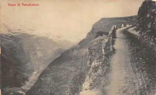 B58187 Norge Norway Velen til Vatnahalsen