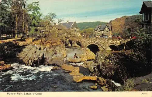 B104397 Ponty Paar Betws y Coed Wales 14x9cm