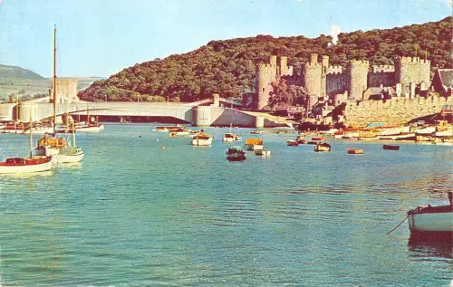 uk5904 Conwy Castle from marine walk wales uk