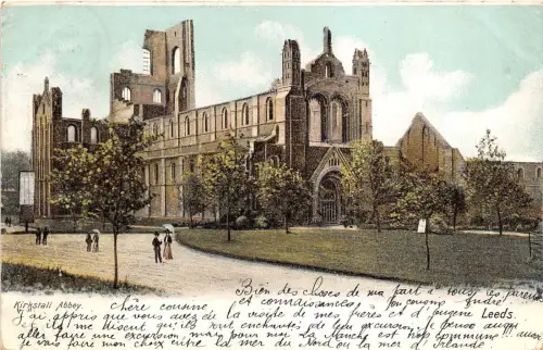 B94438 kirkstall abbey leeds uk