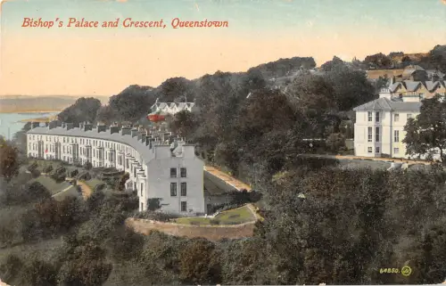 uk31226 Bischöfe Palast und Halbmond Queenstown Irland
