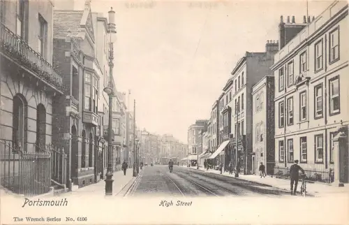 BR64664 Portsmouth High Street Bike UK
