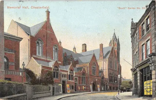 BR75147 Memorial Hall Chesterfield UK