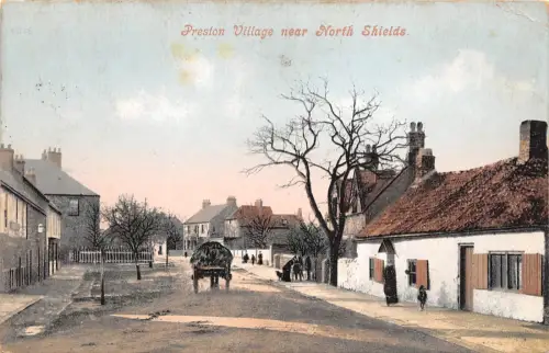 BR64662 Preston Village Near North Shields Wagen UK