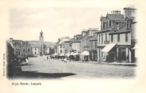 BR64674 High Street Lanark Schottland