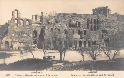 BR46725 Athenes Odeon von Herode Atticus und Akropolis Griechenland