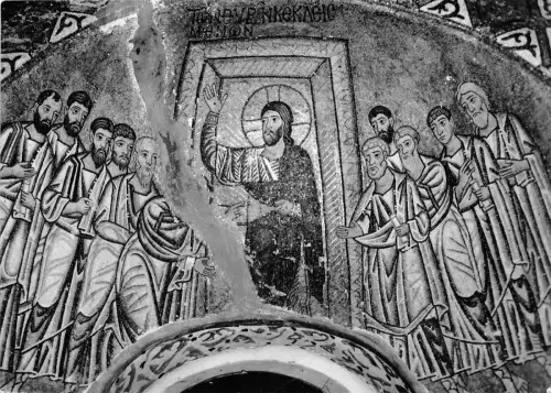 BR18685 Tempel Hozios Lucas Jesus et les apotres Griechenland Postkarte