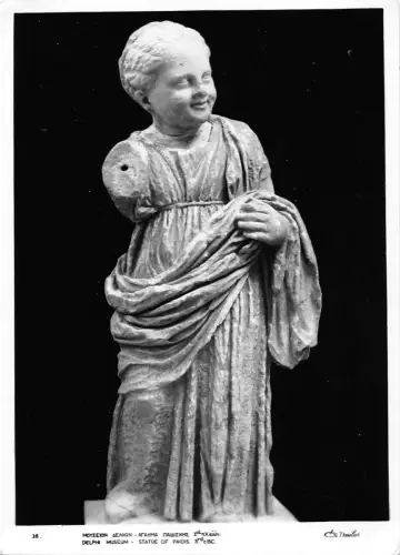 BT2459 Delphi Museum Statue of Paids Griechenland