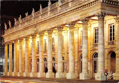 B53084 Bordeaux le Grand Theatre la nuit france