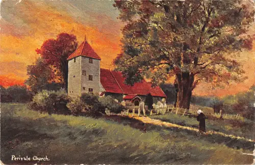 uk2189 perivale church london real photo uk