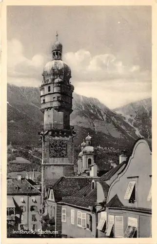 Br33421 Innsbruck Stadtturm Österreich