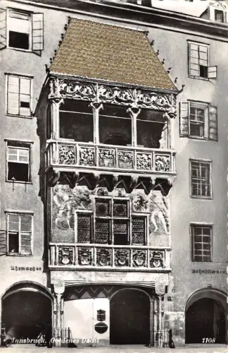 B98081 Innsbruck Goldenes Dachl Österreich Echtfoto