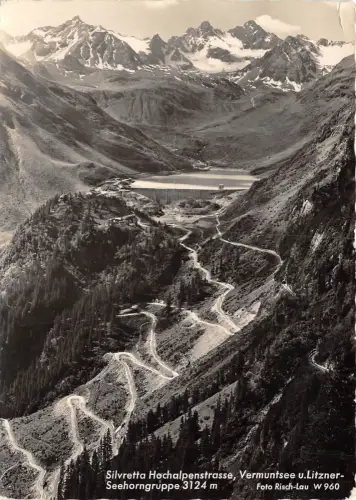 BR19996 Silvretta Hochalpenstrasse Vertmunstsee Österreich