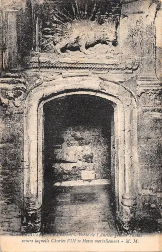 BF5407 le chateau porte de l ancien amboise Frankreich