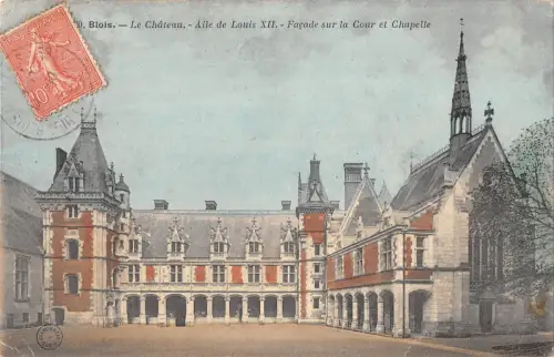 BF5852 blois le chateau aile de louis XII Frankreich Frankreich