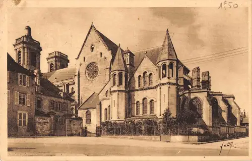 BF5450 langres abside de la catehrale st mammes frankreich Frankreich