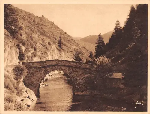 Br45030 Aiguilles vieux pont sur le guil Pineoleum Werbung Frankreich