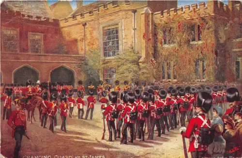 BF38201 Militär Wachablösung im St. James S Palace UK Queen King Royalty