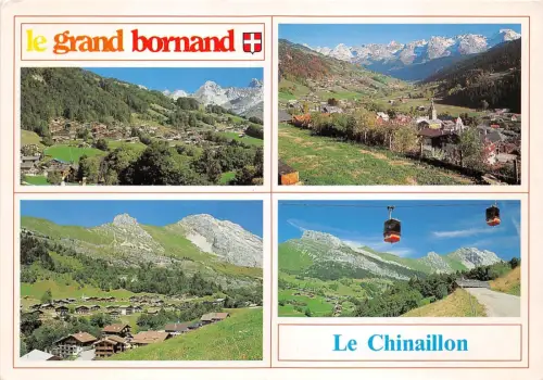 B52605 Le Grand-Bornand le Chinaillon Telephärische Seilbahn Multi Vues Frankreich