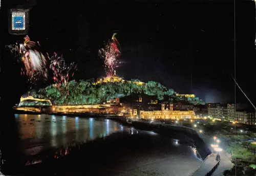 BF1341 San Sebastian Bahia de la Concha y Monte Urull Spanien