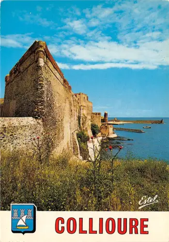 BR15620 Le chateau Collioure Frankreich