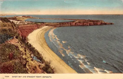 BR67810 Sandy Bay and Straight Point Exmouth UK