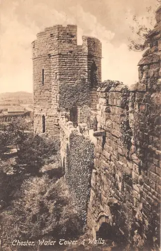 BR59822 Wasserturm und Wände Chester UK