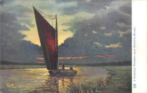 uk15120 norfolk wherry horning broad uk